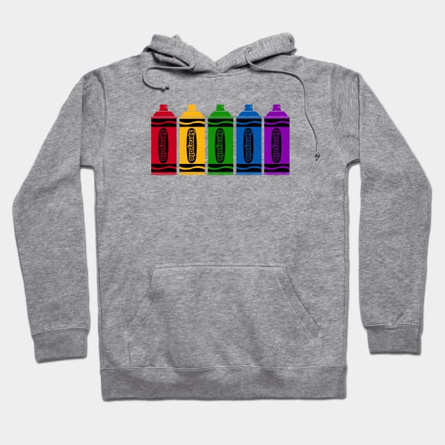 GRAFFITI SPRAYOLA Hoodie by ROBZILLA